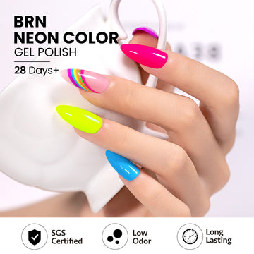 Fluoro Pop – Neon Gel Polish 6 Colors Set 7.5ml