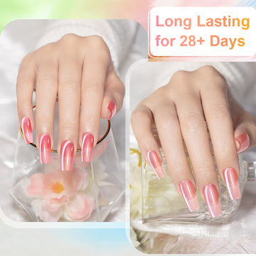 Silk Petal 6-Color Pearl Cat Eye Gel Polish Set TPO HEMA Free 7.5ml