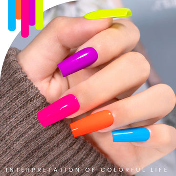Flash Sale Neon Grape Bold Purple Gel Nail Polish 7.5ml #89 - Limited Time 57% OFF