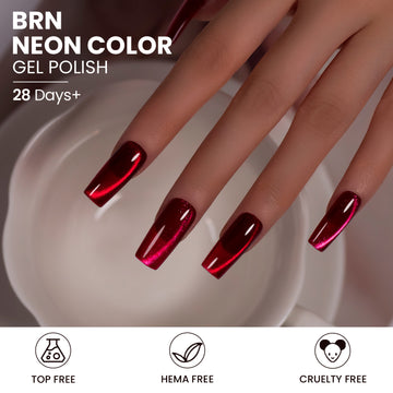 Flash Sale Crimson Spark Ruby Red Cat Eye Gel Polish 7.5ml #140 - Limited Time 58% OFF