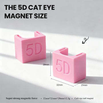 5D Cat Eye Magnet – Multi-Angle Magnetic Nail Tool for Cat Eye Gel Polish