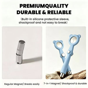 Premium quality durable shockproof 7-in-1 magnet vs regular magnet comparison
