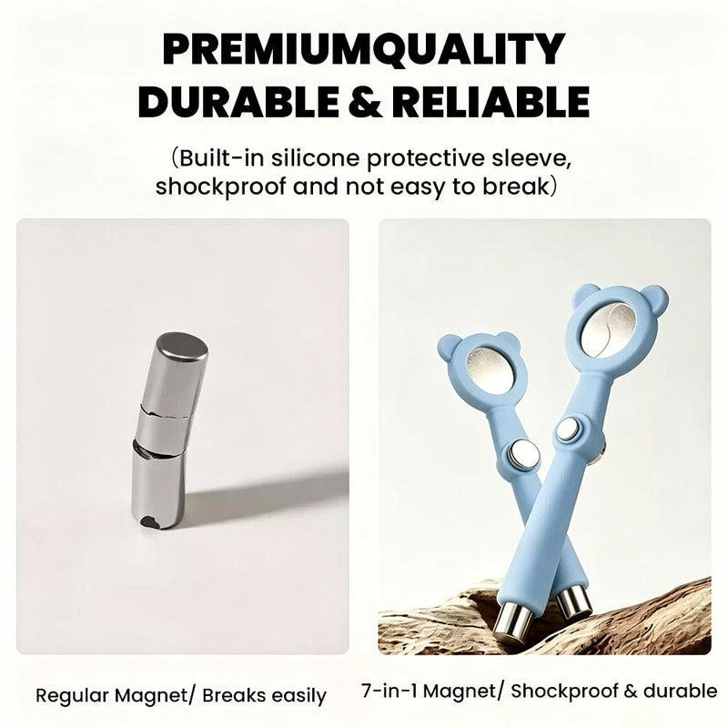 Premium quality durable shockproof 7-in-1 magnet vs regular magnet comparison