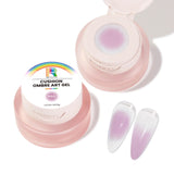 Pink Lavender Cushion Ombre Art Gel – 5-in-1 HEMA Free Nail Gel | Ombre, Chrome & Full Cover | UV/LED, 3g