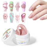 Nude Pink 4-IN-1 Solid Nail Art Gel  15ml